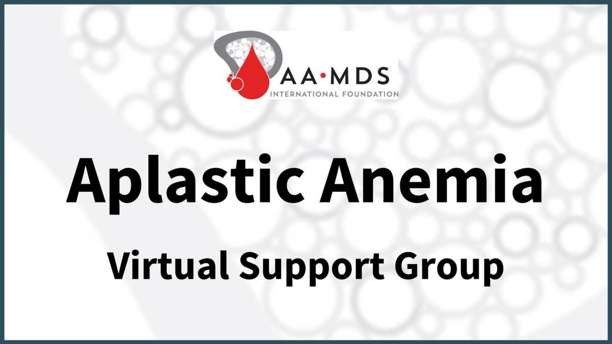 Introductory image: Aplastic Anemia Virtual Support Group