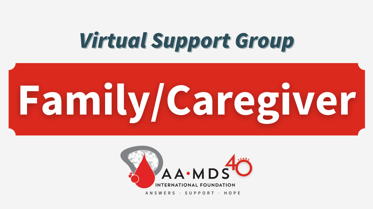 Introductory image: Family/Caregiver Virtual Support Group - 2023 June
