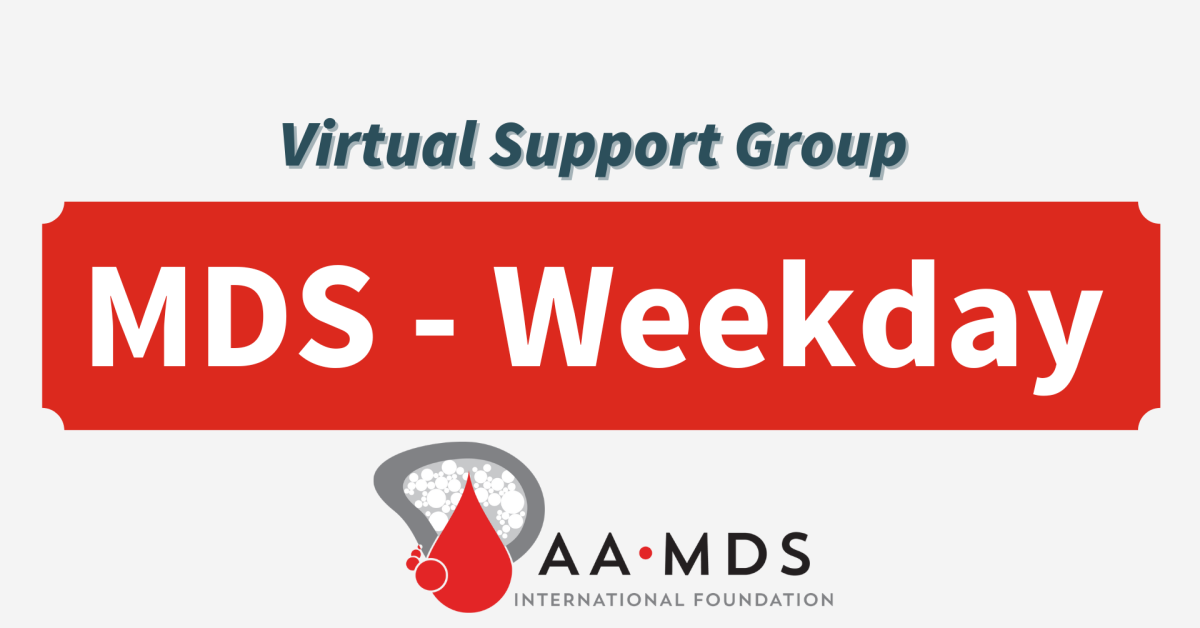 Introductory image: MDS Virtual Support Group - Weekday - 2025 March