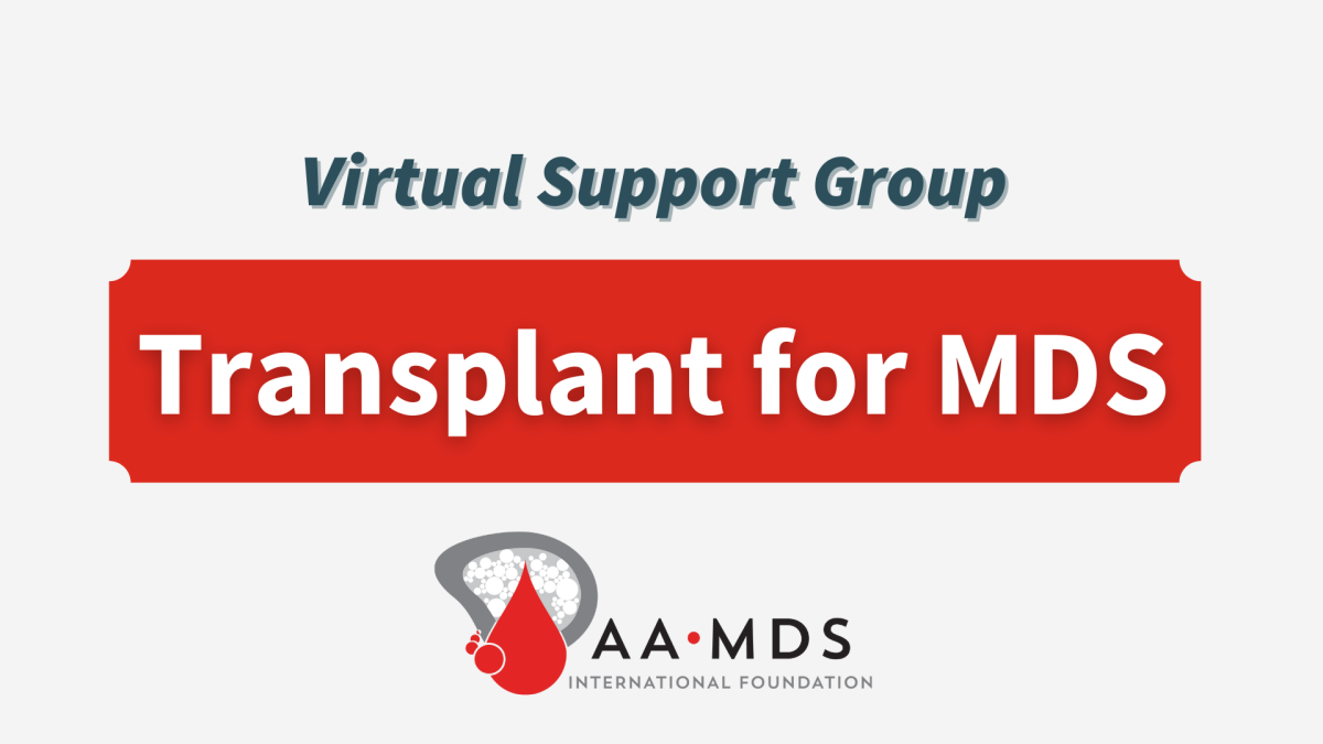 Introductory image: Transplant for MDS Support Group (Virtual) - 2023 February