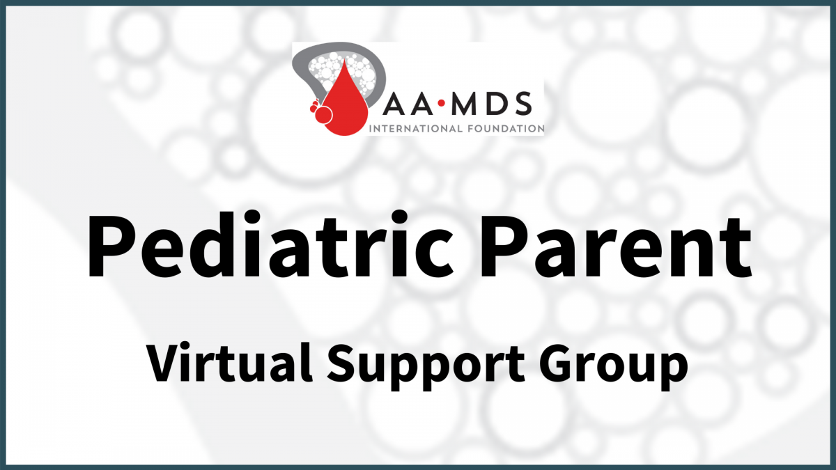 Introductory image: Pediatric Parent Virtual Support Group