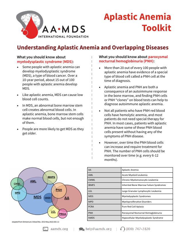 Aplastic Anemia Toolkit - Understanding Aplastic Anemia and Overlapping Diseases (Thumbnail)