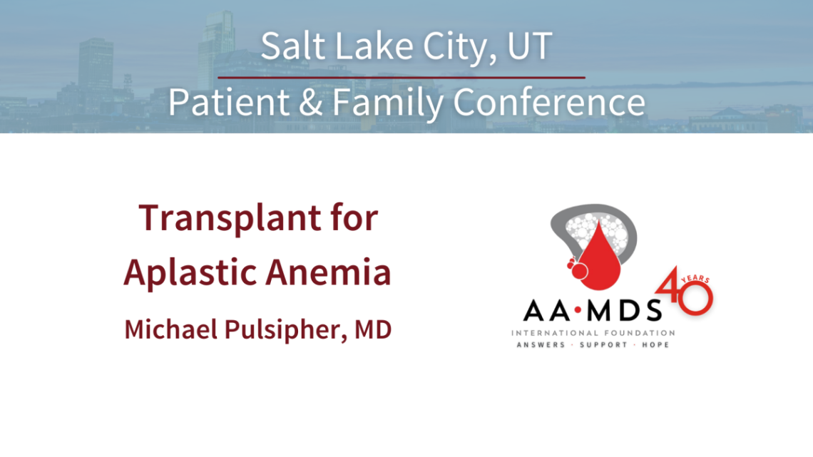 transplant for aplastic anemia