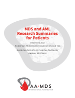 ASCO EHA 2021 Research Summaries (MDS/AML)