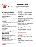Fact Sheet - Financial Resources