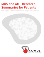 Research Summary - ASH 2019 (MDS/AML)