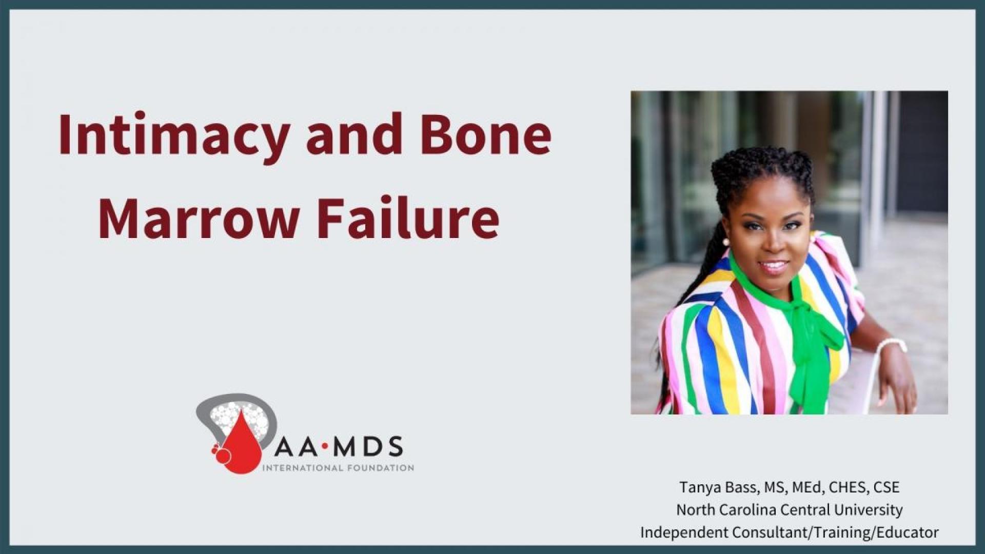 intimacy and bone marrow failure