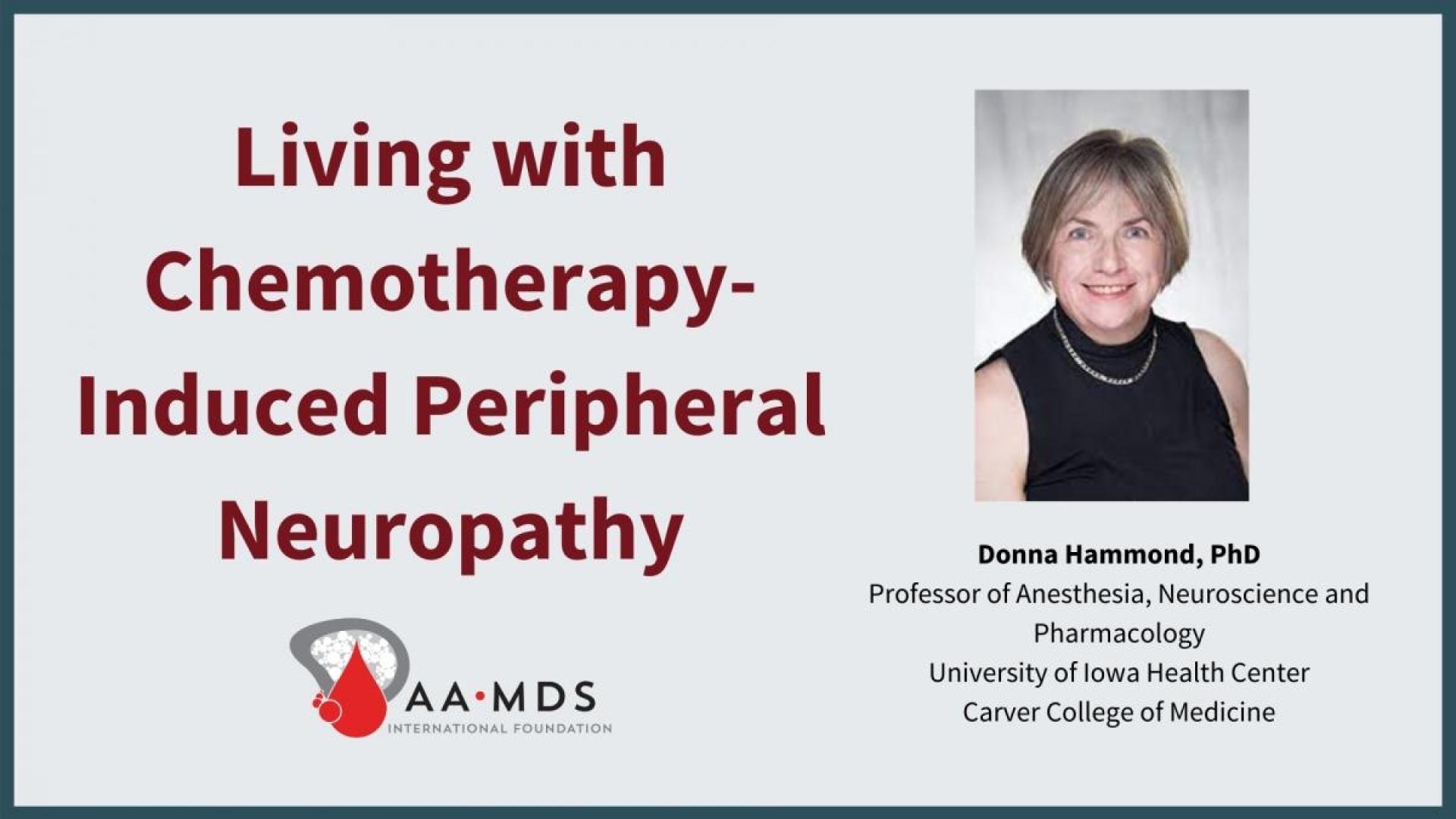 Living with Chemotherapy-induced peripheral neuropathy