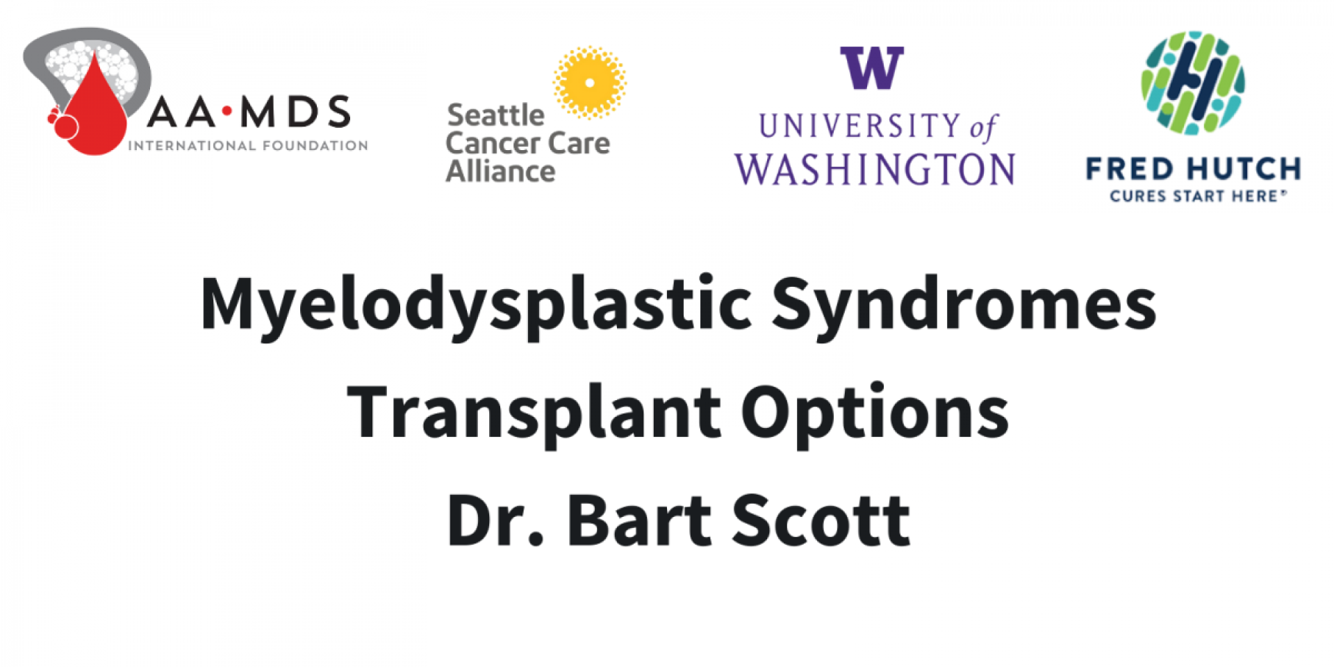 myelodysplastic syndromes transplant options