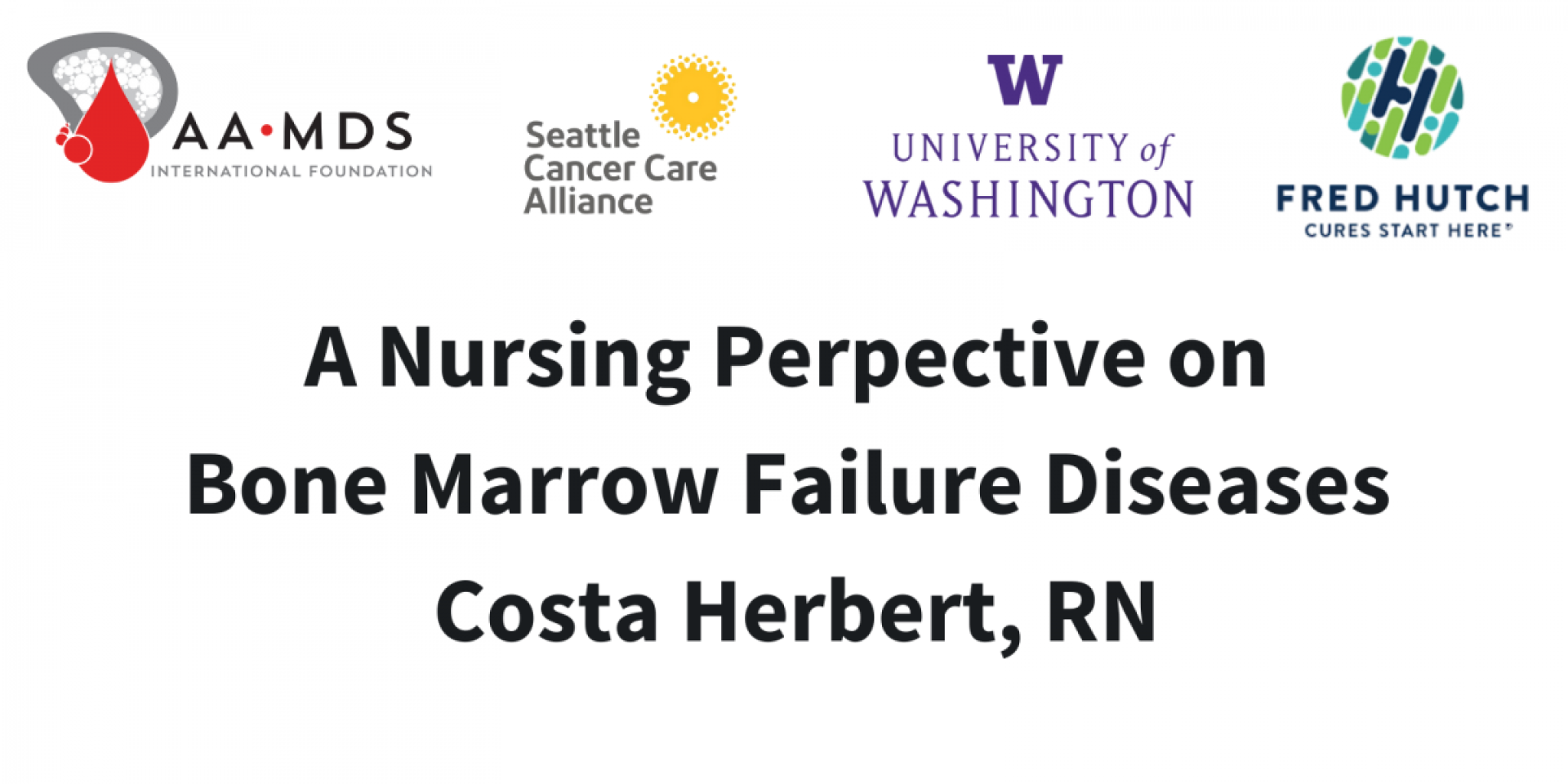 a nurse's perspective on bone marrow failure diseases