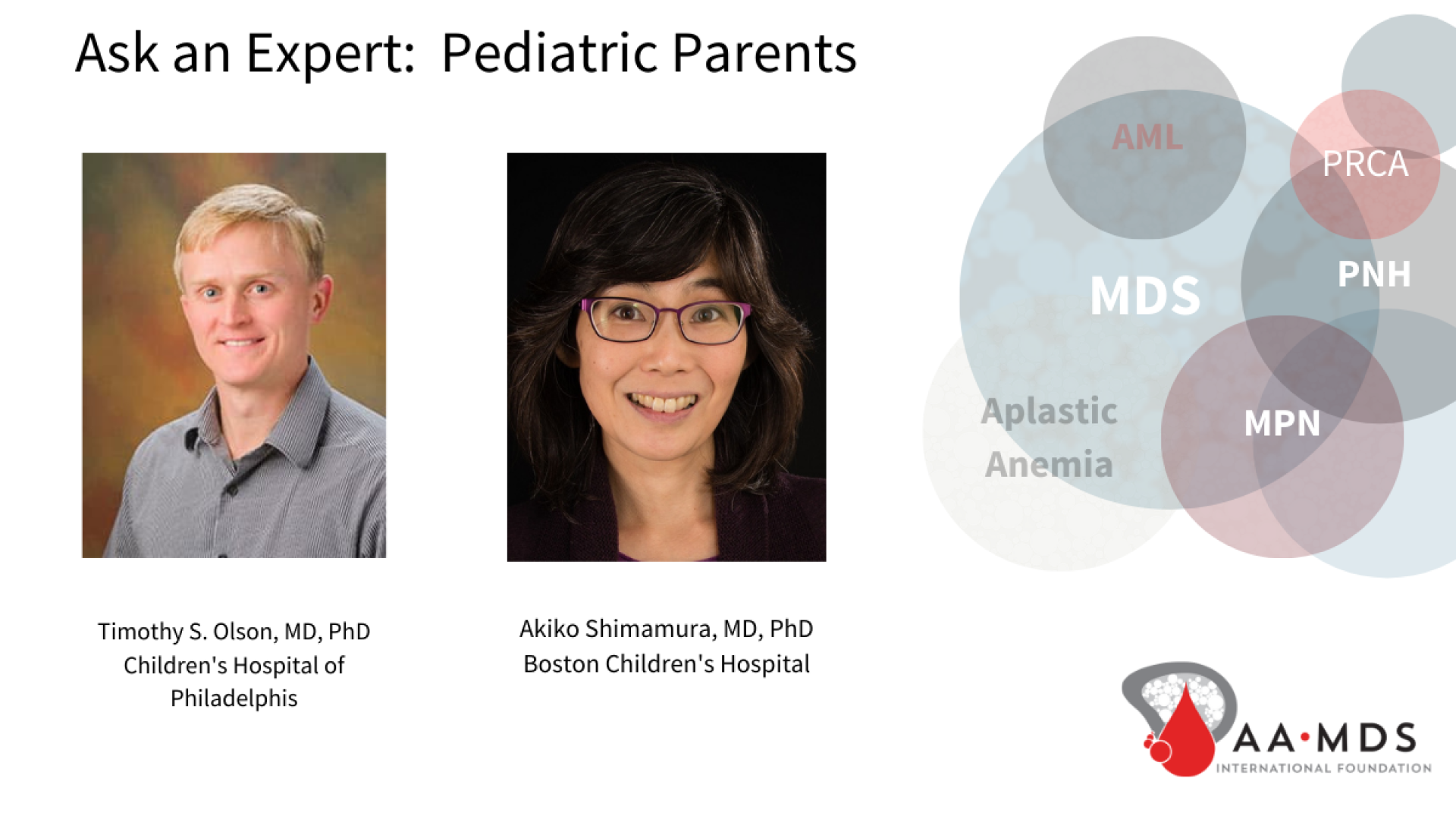 Ask an Expert, for pediatric parents, from summer patient conference 2021