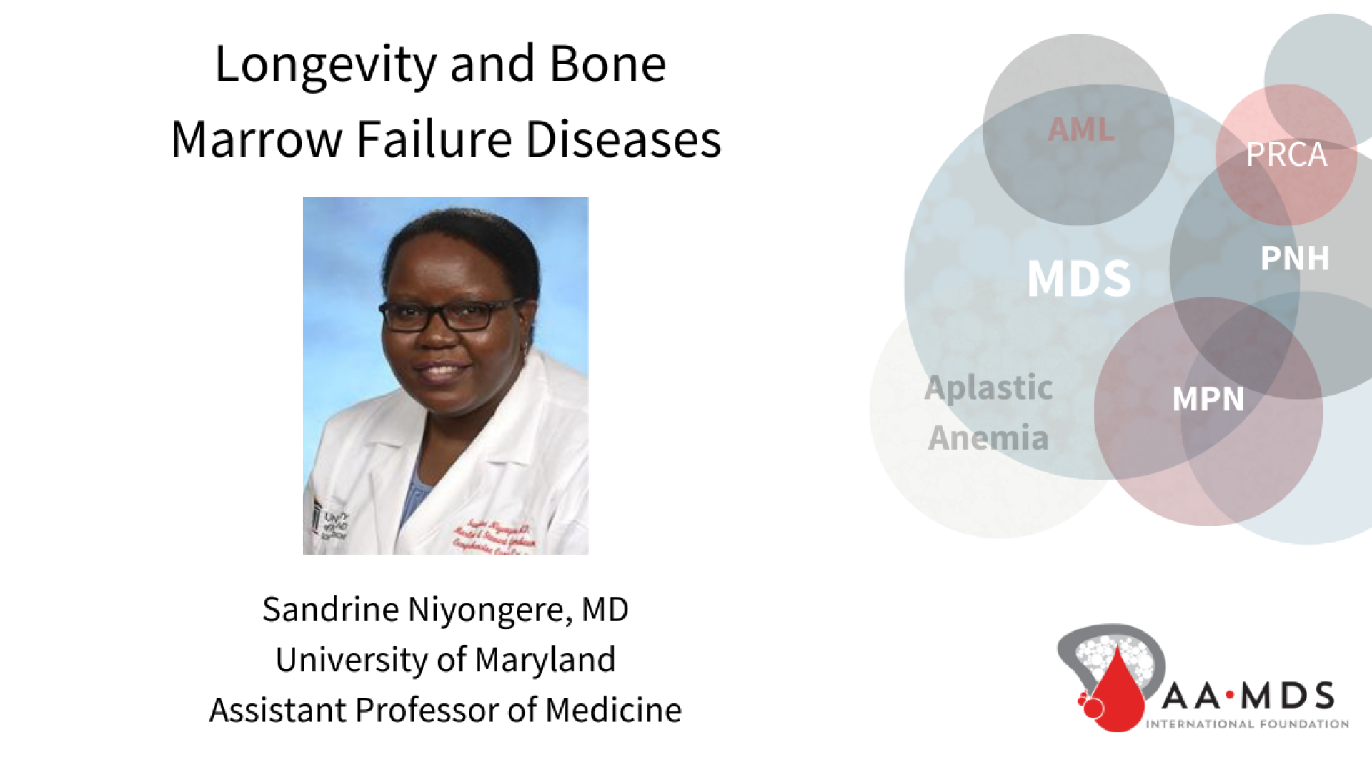 longevity and bone marrow failure diseases
