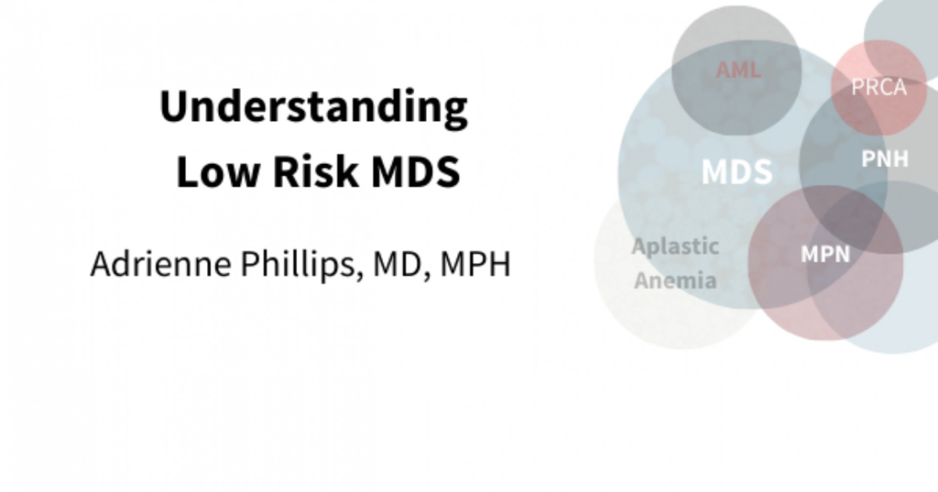 Understanding low risk M-D-S