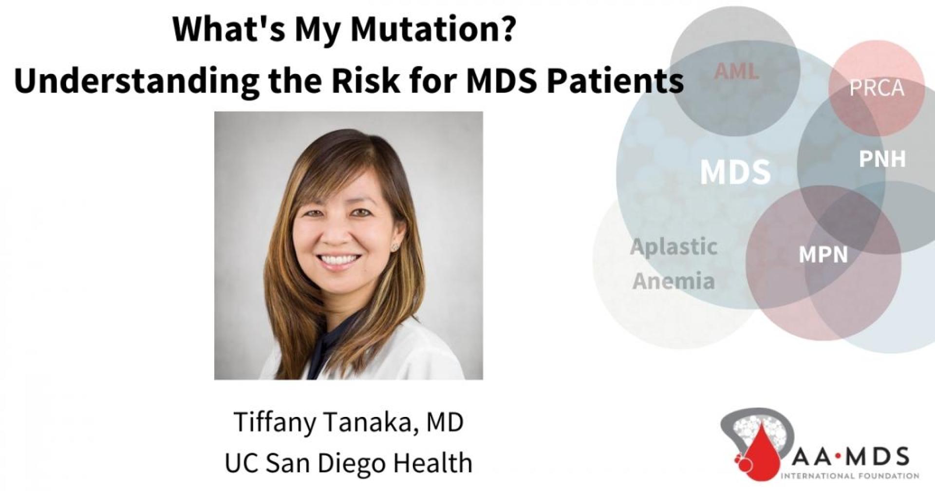 What's my mutation? Understanding Risk for patients with m-d-s